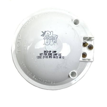 Truck-Lite Super 40, Incandescent, Clear Round, 1 Bulb, Back-Up Light, Pl-2, 12V 40244-3
